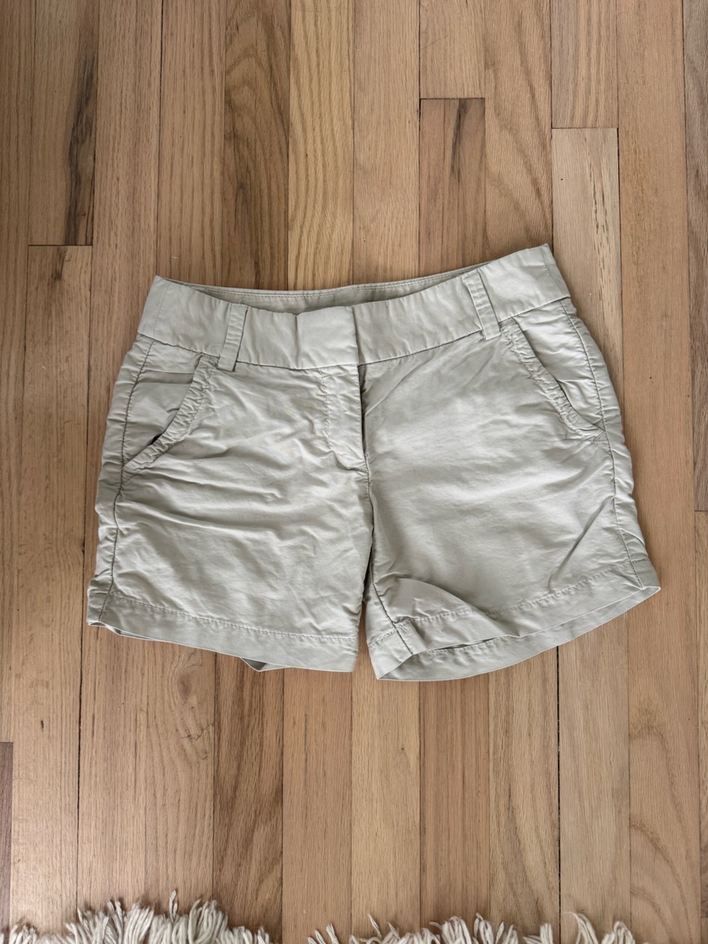 J. Crew Light Taupe Cotton Shorts chinos size 0
